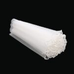 Pearl Edge Wavy Organza Mesh Flower Wrapping Roll Korean Wrinkled Floral Tulle for Bouquet Packaging 11 Inches x 3.6 Meter