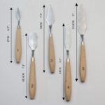 Vneeds 5-Piece Soft Flexible Palette Knife Set – High Elastic Stainless Steel Painting Tools for Acrylic, Oil & Sculpture Art - Image 2
