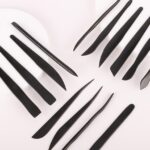 Keep Smiling 14-Piece Plastic Clay Tool Set – Professional Pottery, Ceramics & Clay Modeling Sculpting Tools