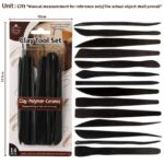 Keep Smiling 14-Piece Plastic Clay Tool Set – Professional Pottery, Ceramics & Clay Modeling Sculpting Tools
