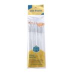Keep Smiling 10-Piece Professional Fine Art & Nail Art Brush Set – Detail, Liner & Precision Painting Brushes