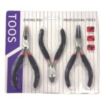 3-Piece Jewelry Making Pliers Set – Round Nose, Wire Cutter & Side Cutting Pliers for DIY Jewelry Crafting