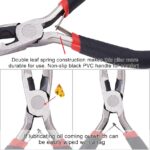 3-Piece Jewelry Making Pliers Set – Round Nose, Wire Cutter & Side Cutting Pliers for DIY Jewelry Crafting