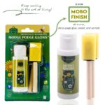 Keep Smiling MOBO Finish Gloss 60ml – 4-in-1 Mod Podge-Style Alternative Craft Glue, Sealant, Finish & Image Transfer Medium