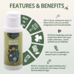 Keep Smiling MOBO Finish Gloss 60ml – 4-in-1 Mod Podge-Style Alternative Craft Glue, Sealant, Finish & Image Transfer Medium