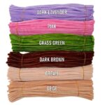 100pcs 12-Inch High-Density Velvet Pipe Cleaners | Twistable Chenille Stems (Limpiapipas) | Soft Plush Craft Wires for DIY Flowers, Kids & School Crafts - Image 3