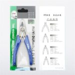 YTH-126 Precision Diagonal Wire Cutter 130mm Stainless Steel Flush Cutter for Jewelry Making and Crafts