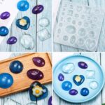 29-Cavity Gemstone Silicone Mold for Epoxy Resin Cabochons Round Teardrop Square Oval Heart Crystal Jewelry DIY Craft Mold