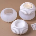 Sphere Jar Silicone Mold for Resin Jesmonite Concrete Cement Candle Holder & Storage Jar