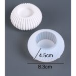 Sphere Jar Silicone Mold for Resin Jesmonite Concrete Cement Candle Holder & Storage Jar