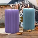 3D Pillar Silicone Candle Mold for Wax, Epoxy Resin, Jesmonite, Concrete & Plaster Polka Dot, Hexagonal, Dimple & Fluted Round Designs - Image 5