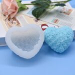3D Floral Heart Silicone Candle Mold – DIY Wax, Soy Wax, Beeswax, Resin, Jesmonite, Concrete & Plaster Casting Mold