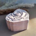 Heart-Shaped Rose Storage Box Silicone Mold with Lid – Epoxy Resin, Jesmonite, Concrete & Cement Jewelry Box Casting Mold