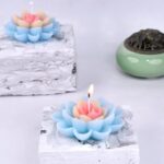 3D Blooming Lotus Flower Silicone Candle Mold