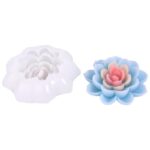3D Blooming Lotus Flower Silicone Candle Mold