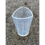 Reusable Silicone Measuring Cup with ml & oz Markings for Epoxy Resin Mixing