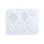 Diamond Dangle Jewelry Silicone Mold for Resin Earrings Pendants Keychains DIY Crafts