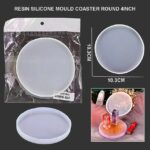 4 Inch Round Silicone Mold for Epoxy Resin Coasters DIY Casting Mold