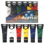 Keep Smiling Fine Quality Acrylic Paint Set 75mL – 6 & 12 Colors