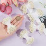 Artificial Flower Stamens – Double-Head Pearl Pistils for DIY Flower Making, Pipe Cleaner Crafts & Decoration - Image 6