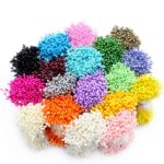 Artificial Flower Stamens – Double-Head Pearl Pistils for DIY Flower Making, Pipe Cleaner Crafts & Decoration - Image 12