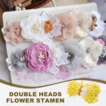 Artificial Flower Stamens – Double-Head Pearl Pistils for DIY Flower Making, Pipe Cleaner Crafts & Decoration - Image 13