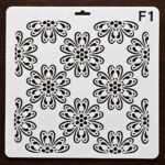 Imported High Quality Reusable Mandala Stencil 10×10 Inch – 0.5mm Mylar Plastic Stencil for Furniture, MDF, Decoupage, Scrapbooking & DIY Crafts