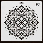 Imported High Quality Reusable Mandala Stencil 10×10 Inch – 0.5mm Mylar Plastic Stencil for Furniture, MDF, Decoupage, Scrapbooking & DIY Crafts - Image 15