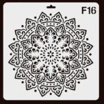 Imported High Quality Reusable Mandala Stencil 10×10 Inch – 0.5mm Mylar Plastic Stencil for Furniture, MDF, Decoupage, Scrapbooking & DIY Crafts - Image 23