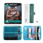 Keep Smiling Sketch & Draw Set 36 Pieces with Notebook
