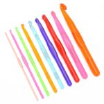 9-Piece Acrylic Crochet Hook Set 3mm–12mm
