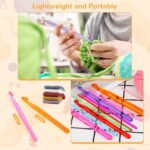 9-Piece Acrylic Crochet Hook Set 3mm–12mm