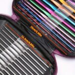 22-Piece Crochet Hook Set with Zipper Case