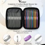 22-Piece Crochet Hook Set with Zipper Case