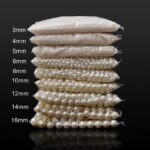 Ivory White Pearl Beads 4mm & 6mm Round ABS Spacer Beads for Jewelry Making