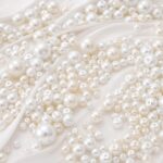 Ivory White Pearl Beads 4mm & 6mm Round ABS Spacer Beads for Jewelry Making
