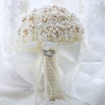 Ivory white high-luster round ABS imitation pearl beads without holes