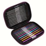 22-Piece Crochet Hook Set with Zipper Case