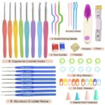 53-Piece Crochet Hook Set with Storage Case